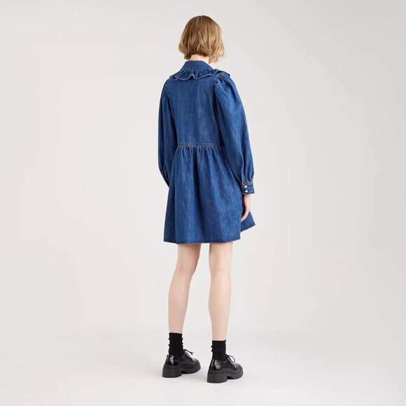 Levi's Mira Denim Jean Dress Size S - Picture 3 of 16